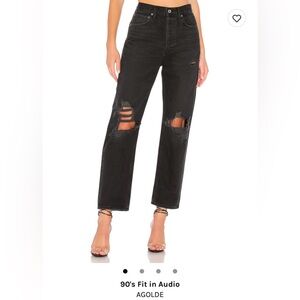 Agolde 90s fit in audio - size 25